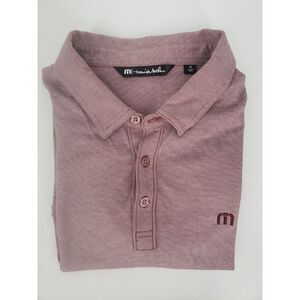 Travis Mathew Mens The Zinna Polo Short Sleeve‎ Size XL Ox Blood